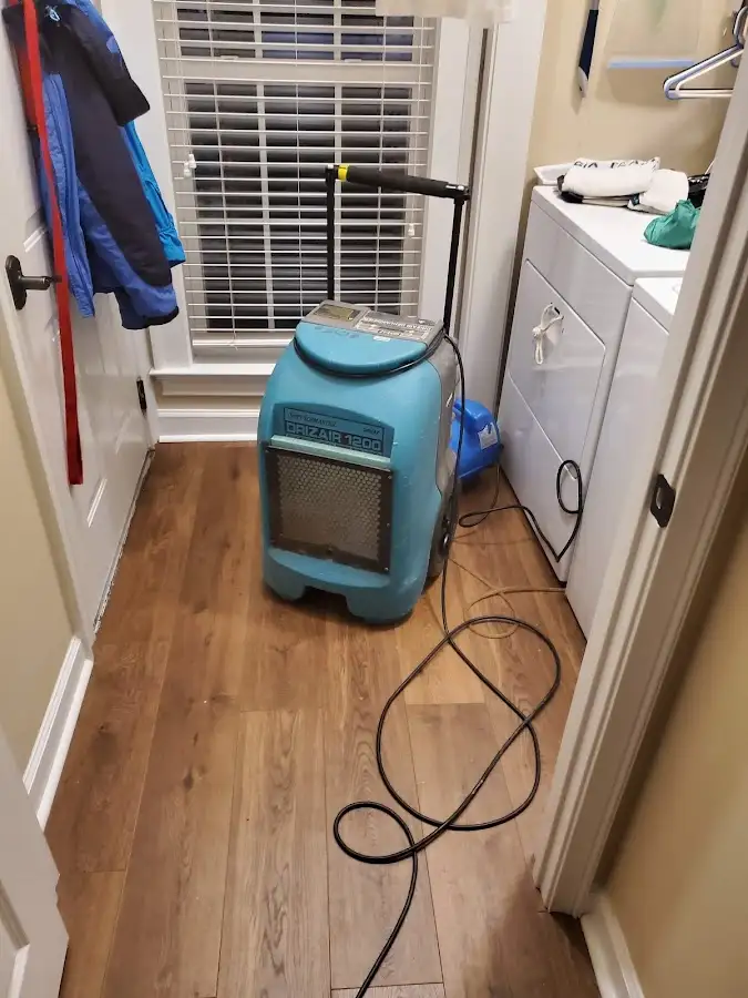 Commercial dehumidifier deployed for Flood Damage Cleanup in Fruitport